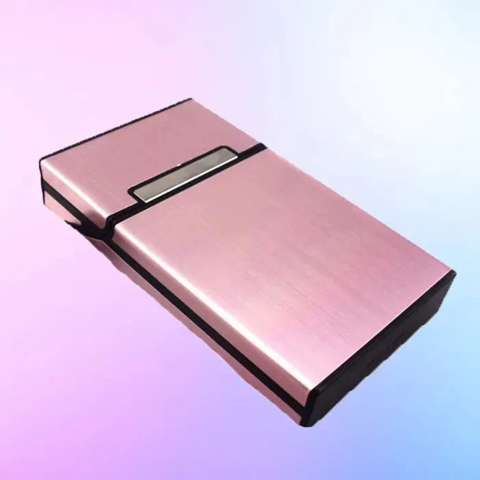 1 pièce d'étui à cigarettes portable ultra-fin pouvant contenir 20