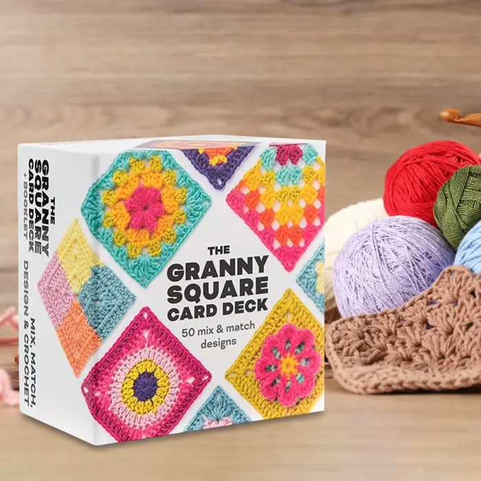 Ensemble de cartes au crochet alloet 50 modèles mixtes pour tricoteuses débutantes et expérimentées occassions créatives et artisanales