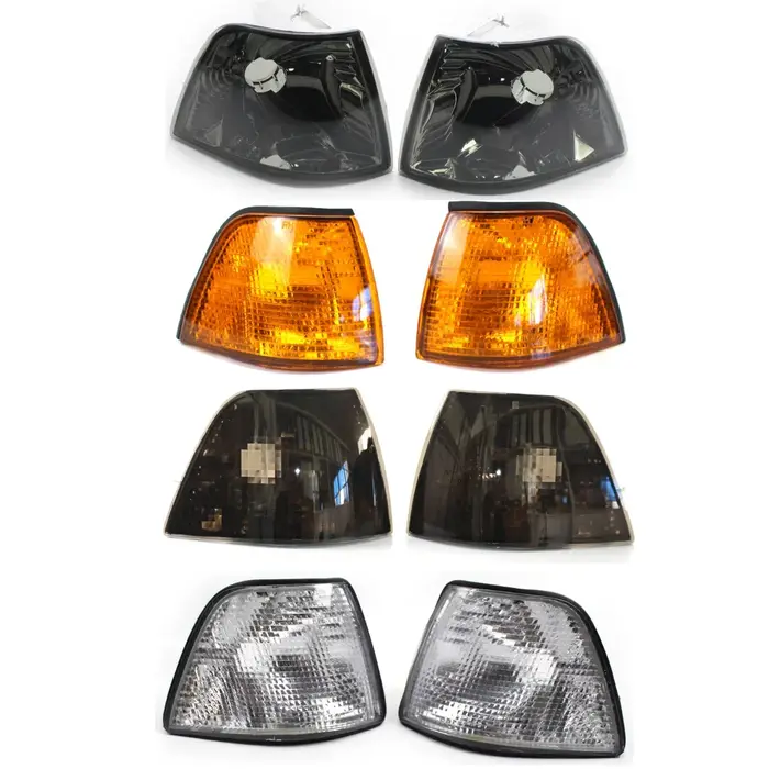 1 paire de clignotants d'angle droit avec lentille, pour série 3 E36 4 portes 1992-1998 63138353279/