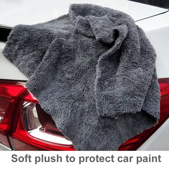Serviette de nettoyage et de séchage en microfibre pour lavage de voiture, 3/5/10 pièces, chiffon de