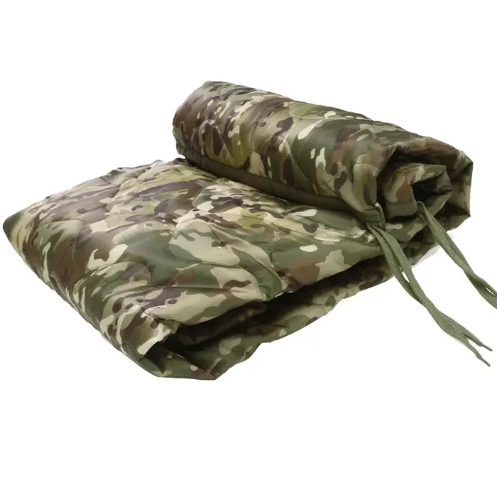 Poncho Liner CamSolomon Woobie hydrofuge, couverture matelassée pour camping tir et chasse
