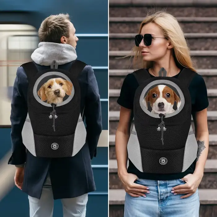 Sac à dos pour chien en nylon mode universel pour chiots et petits chiens occasions spéciales randonnée camping vélo