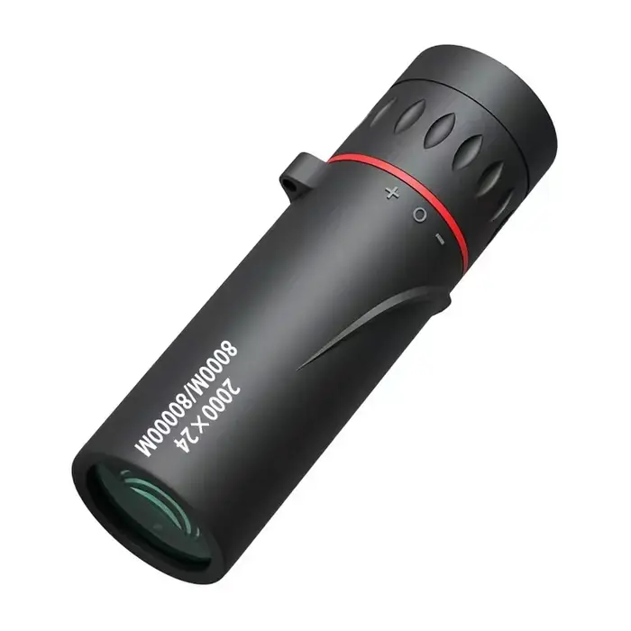 Télescope monocular 2000x24 HD portable pour chasse et observation d'oiseaux en extérieur