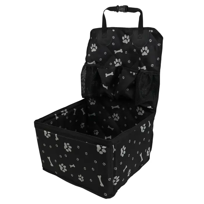 Siège de voiture pour chien avec poches de rangement, housse de siège universelle pour animaux de co