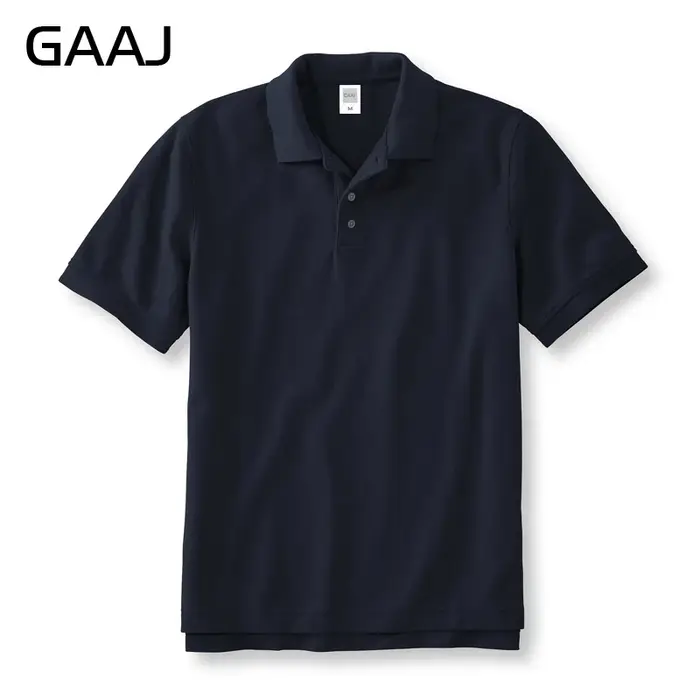 GAAJ 100% coton Polo hommes chemises à manches courtes été créateur de mode marque vêtements