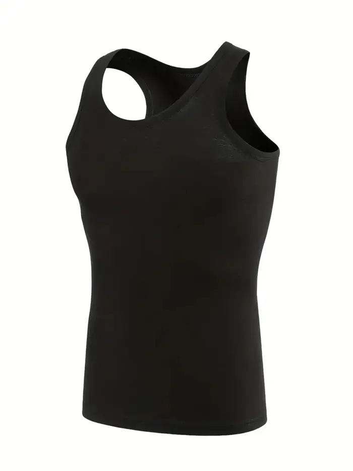 Gilet pour hommes noir 5 pièces respirant à séchage rapide en fibre de polyester gilet de sport adap