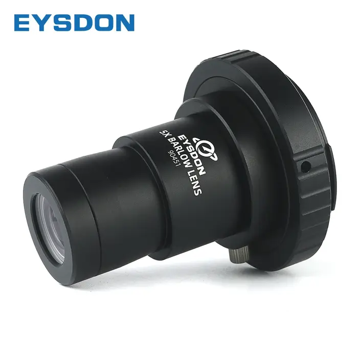 Barlow 5x EYSDON 1.25" métal avec adaptateur M42 - Multiplicateur focale photographie télescope