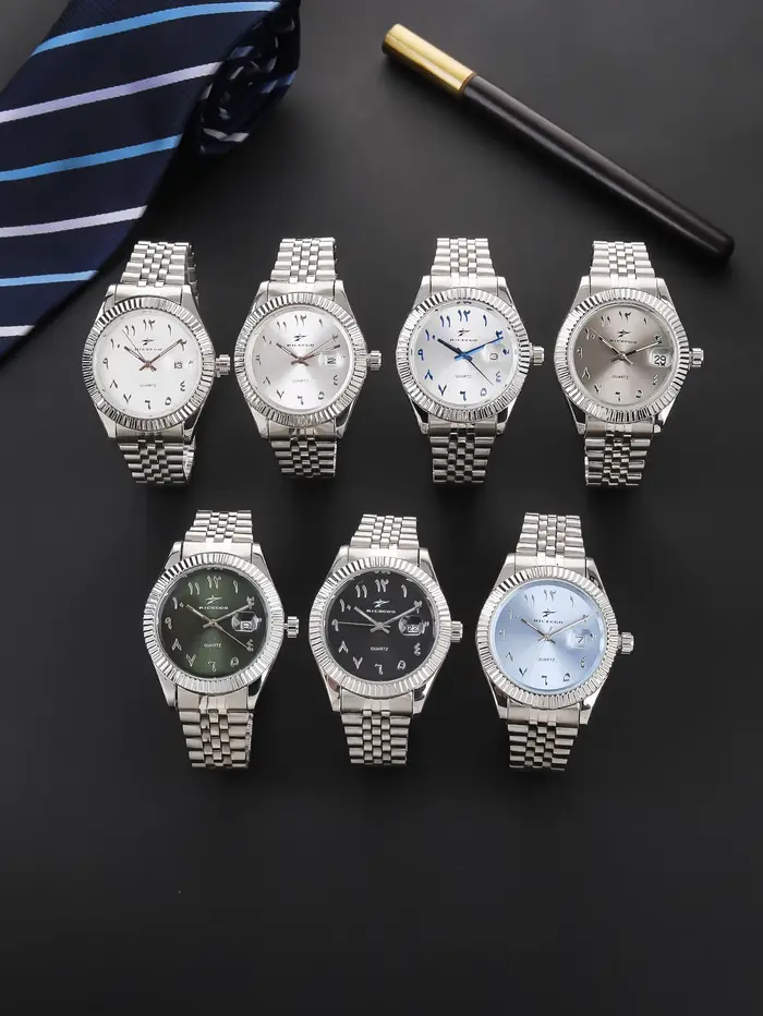 Montre homme sport acier inoxydable quartz chronographe - montre de luxe pour homme et femme cadeau