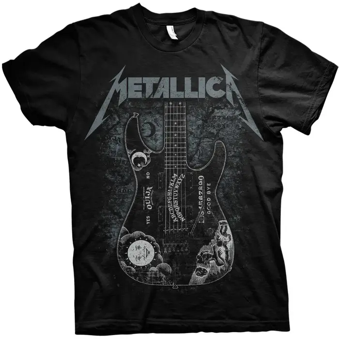 T-Shirt Vintage avec graphiques de la groupe Metallica pour hommes, unisexe, col rond, 100% coton, m