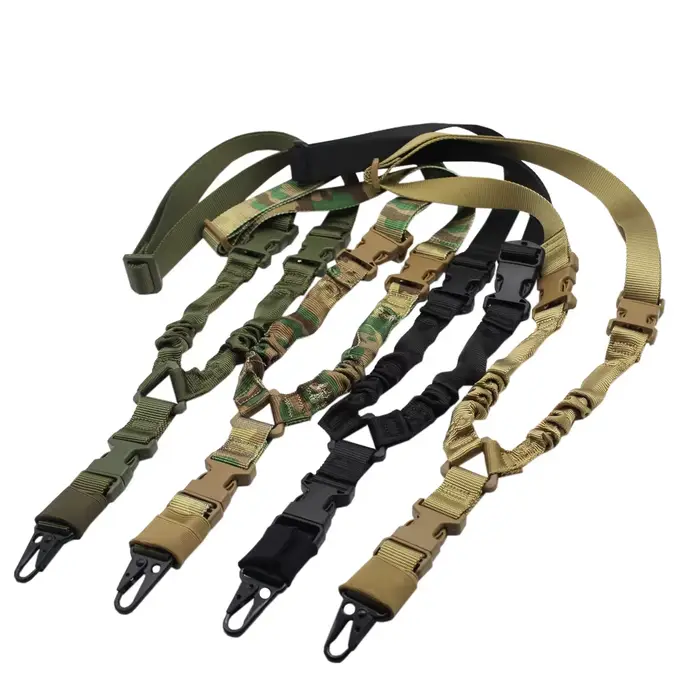 Élingue de fusil tactique VULPO pour Airsoft et tir au combat, robuste et multifonctionnelle, sangle de chasse polyvalente pour pistolets