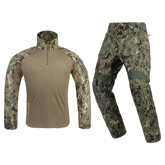 Combinaison tactique Emerson G3 camouflage AOR2 pour chasse et missions extérieures - Tenue professionnelle