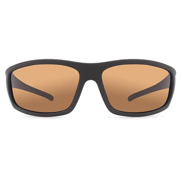 Lunettes de soleil polarisées de marque pour homme 2026, design rectangulaire marron, verres de spor