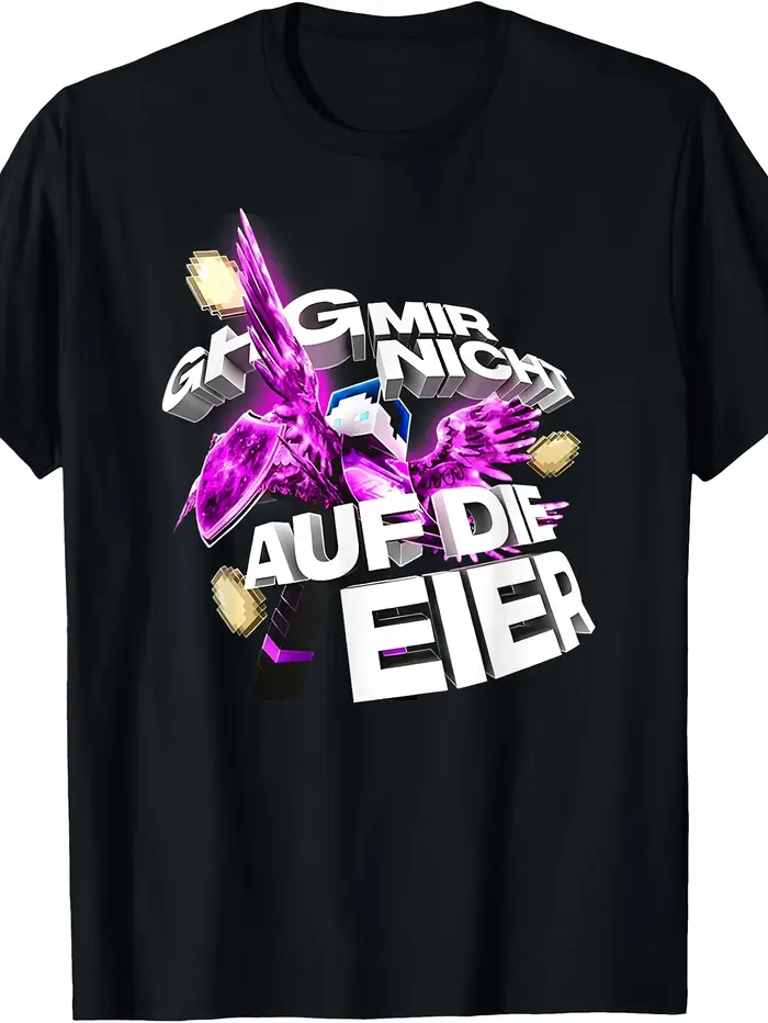 T-shirt Bastighg Ghg Don'T My Balls, un t-shirt décontracté à col rond avec un motif géométrique, pa