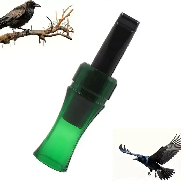 Sifflet à corbeau portable pour chasse - Appel réaliste, leurre efficace pour la chasse au gibier d'eau