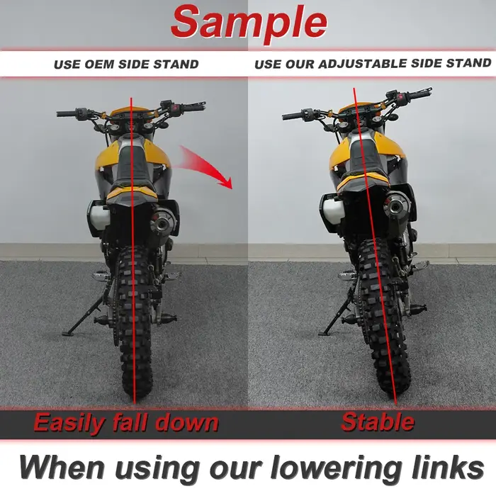Béquille latérale réglable pour moto compatible avec Honda CRF250L CRF 250 L 2012 – 2020 CRF300L 202