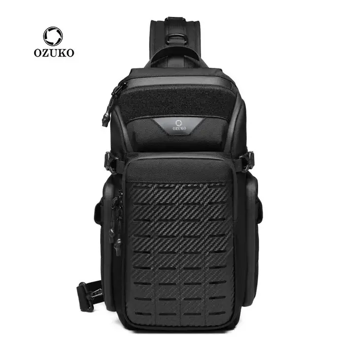 OZUKO Flex sac hommes Sports de plein air tactique bandoulière sacs à bandoulière mâle étanche voyag