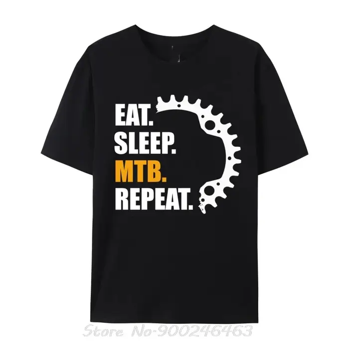 Drôle vtt VTT Normalcasual T-Shirt été couverture en coton surdimensionné unisexe T-Shirt Fitness t-