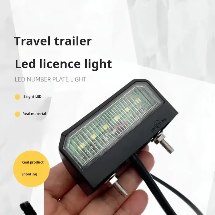 Feu de signalisation LED pour camion, haute luminosité, éclairage de plaque d'immatriculation, Certi