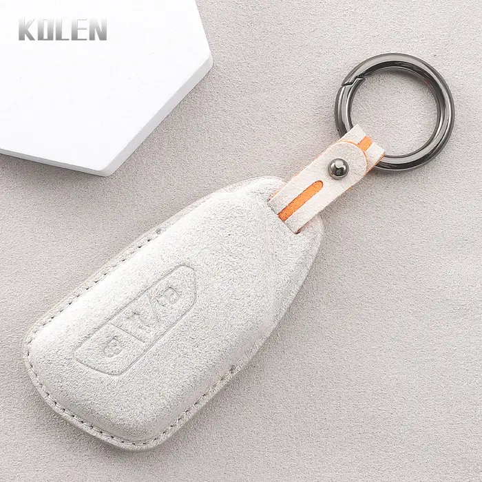 Coque en cuir pour clé de voiture à distance, coque de protection, Volkswagen VW Golf 8 MK8 ID-4 ID-