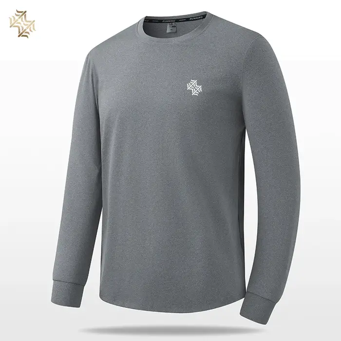 SBWL-T-shirt à manches longues pour hommes et femmes, T-shirt ample respirant, Course à pied en plei