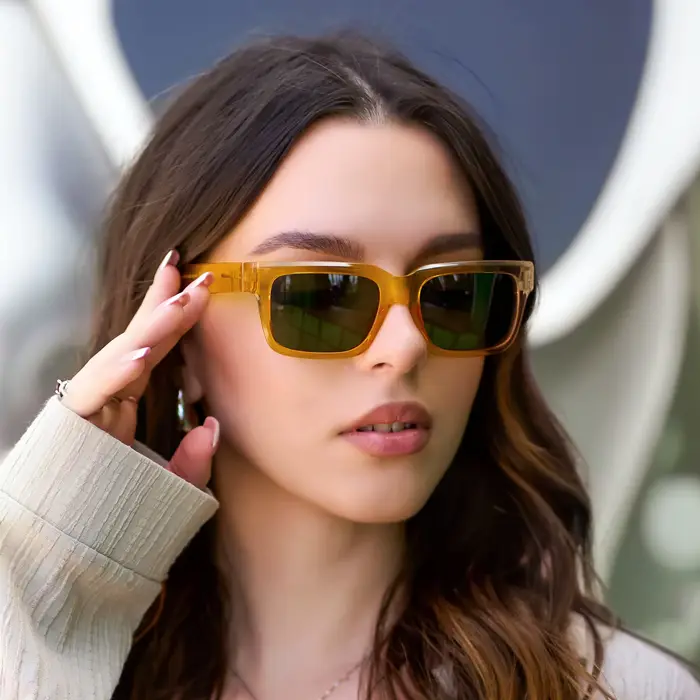 ZENOTTIC-Lunettes de soleil rectangulaires polarisées pour hommes et femmes, protection UV400, lunet