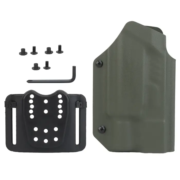 Étui léger en Kydex compatible avec la lampe torche X300 X300U X400 pour G17 G19 G19X G22 G23 G34 G35 G45