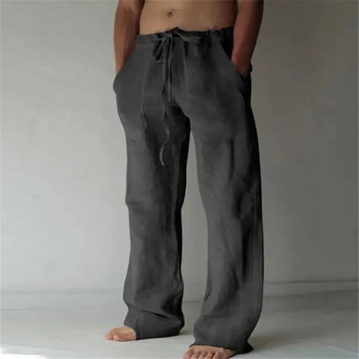 Pantalons en lin pour hommes