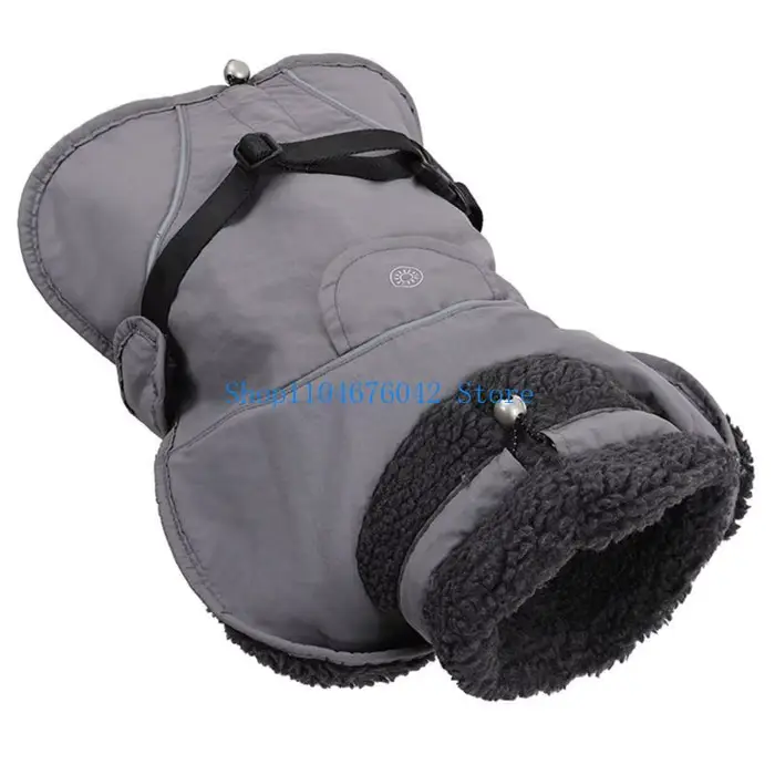 Manteau pour chien à col haut 5asd, vêtements d'hiver imperméables, réfléchissant, ajustement sécuri
