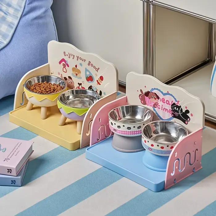 Table de nourrissage surélevée pour chats et chiens