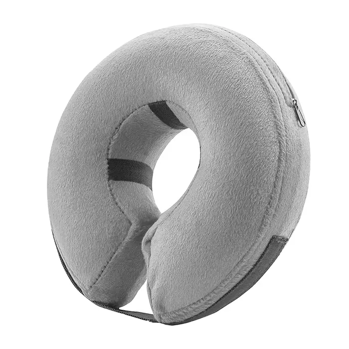 Collier de protection gonflable souple pour chiens de petite, moyenne et grande taille, alternative 