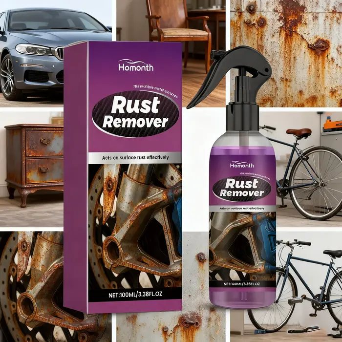 Spray antirouille pour voiture, sûr pour peinture automobile, traitement de Surface métallique pour châssis, roues, outils, prévient le dégraissage de la Corrosion, 100ml