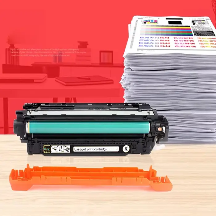 1 paquet de cartouche de toner cp3525 CM3530 cp3525dn, cartouche d'imprimante CE250A hp504a, cartouc