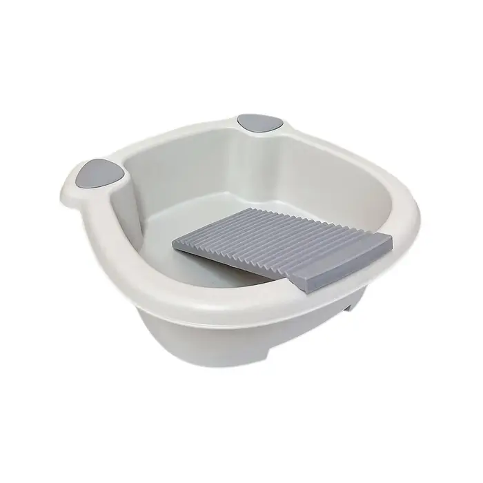 Planche de lavage des vêtements à la main, baignoire de lavage avec planche à laver, bassin de livre