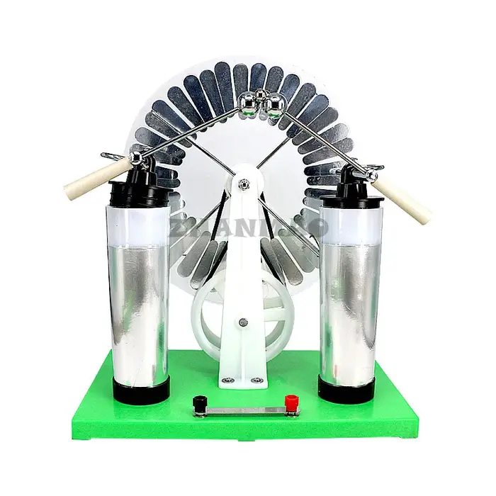 Machine Statique Physique Générateur Électrostatique Expérimental pour Passionnés de Science Occasions Éducatives et Spéciales