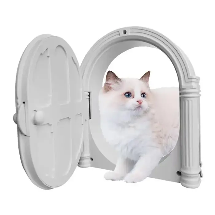 Porte pour animaux de compagnie en plastique ABS pour chats entrée sortie sécurisée et durable pour chiens et chats occasions spéciales