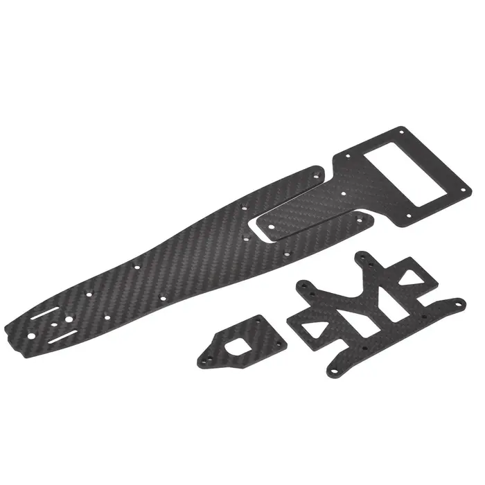 Kit de châssis en fibre de carbone, adapté aux châssis Tamiya F103 F-103, améliorations vintage, 1 ensemble