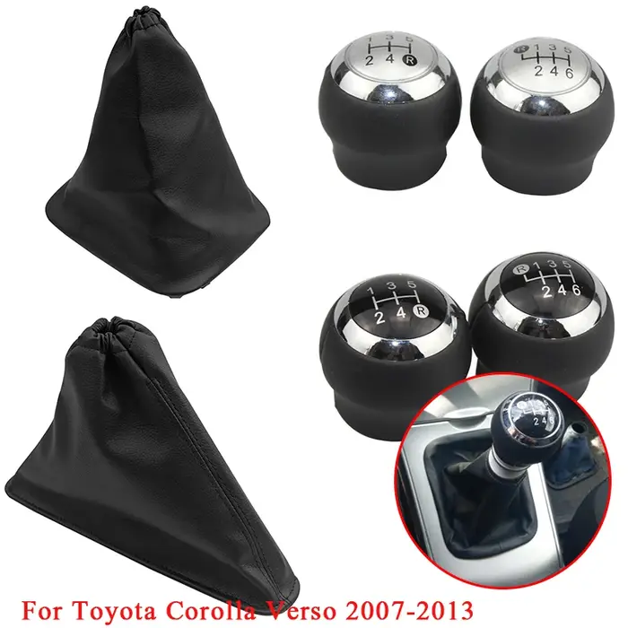 Pour Toyota Corolla Verso 2007 2008 2009 2010 2011 2013 5/6 vitesses pommeau de levier de vitesse de