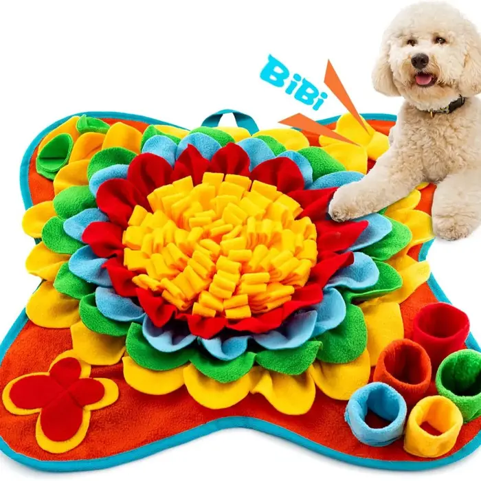 Tapis olfactif pour animaux de compagnie, jouet pour chien, tapis éducatif et amusant, tapis pour an