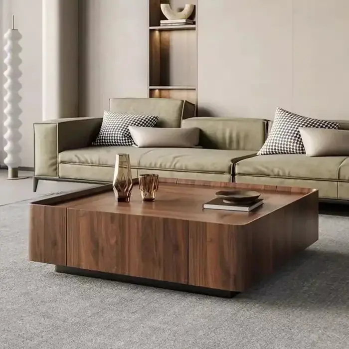 Table basse vintage pour salon, rangement, décoration, hôtel de proximité, égouts, design moderne, m