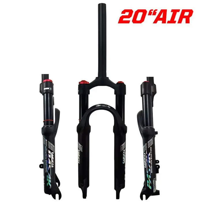 Fourche avant de vélo de montagne en alliage d'aluminium, frein à disque, dégagement rapide déclench