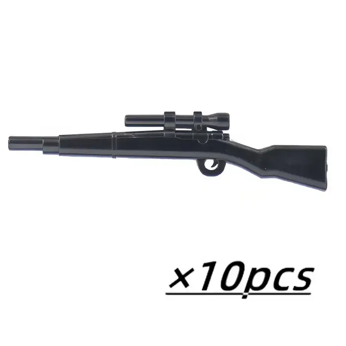 Figurines d'armes militaires, mini-accessoires, mitrailleuses légères, soldats MOC, armée, Brinquedos, pas de Playmobil, blocs de construction, jouets pour garçons