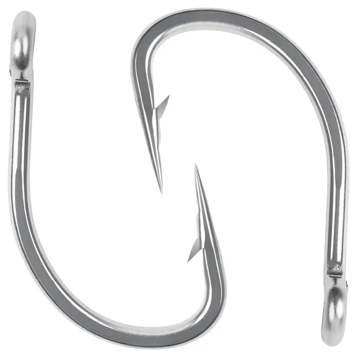 Hameçons circulaires en acier inoxydable pour la pêche en eau salée, lot de 15 pièces, accessoire po