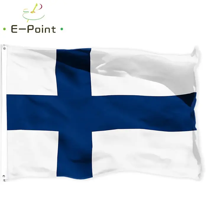 Drapeau national finlandais 2 pieds x 3 pieds (60*90 cm) 3 pieds x 5 pieds (90*150 cm) – Décorations