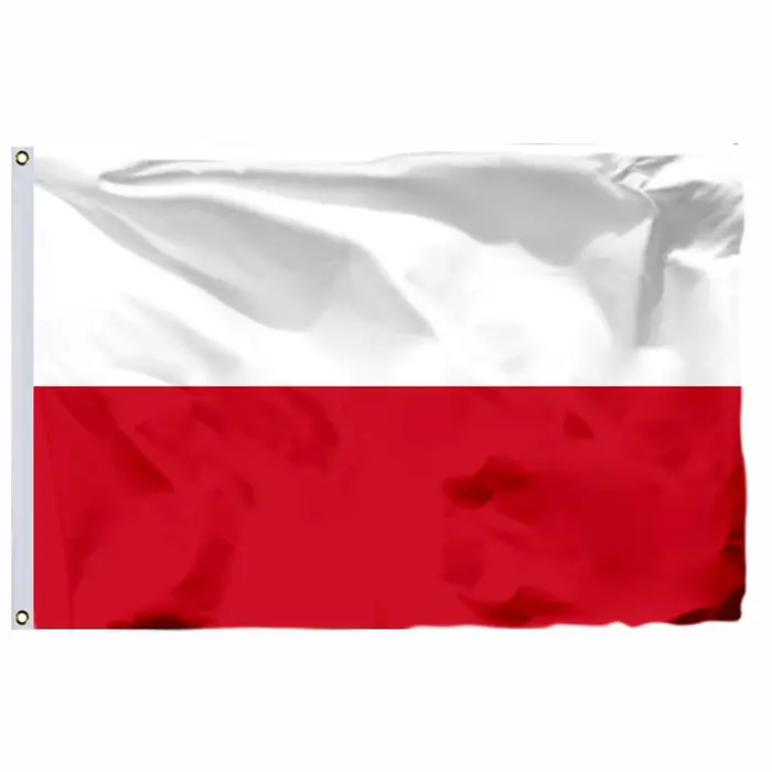 Pologne histoire ville drapeau 1410 royaume de pologne bannière royale 3x5ft 90x150cm impression Dou
