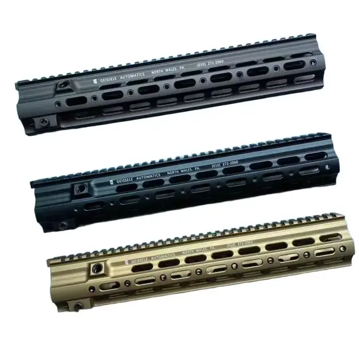 Protège-mains spécial en alliage d'aluminium GEISSELE SMR HK416 AR MK8 ATM LDThk416, 7/10.5/14 pouce