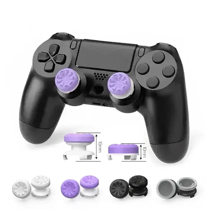 Capuchons d'extension de poignée pour manette de jeu PS4, 2 pièces, poignées de bâton de pouce, couvertures de taille haute/basse pour PS4 5, Xbox