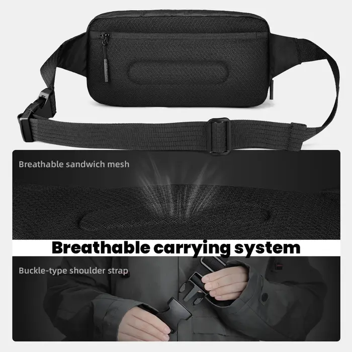 Heroic Knight – sac à bandoulière en tissu X-Pac pour hommes, sac de voyage unisexe imperméable, gra