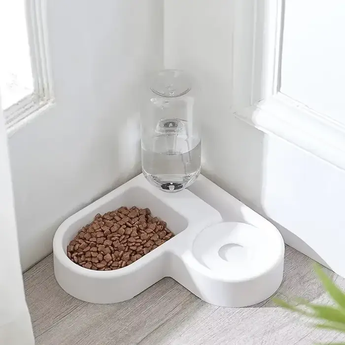 Bol pour chien et chat - Ensemble de distributeurs de nourriture et de bols pour animaux de compagni