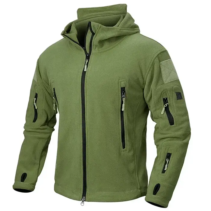 Veste à capuche polaire pour homme