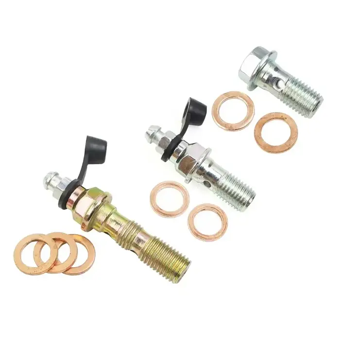 Boulons de frein moto M10 x 1.25 vis de tuyau de frein boulon Banjo vis d'étrier d'embrayage de frei